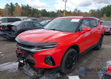 2020 Chevrolet Blazer Awd Rs из США, поврежденный, VIN 3GNKBKRS1LS605572
